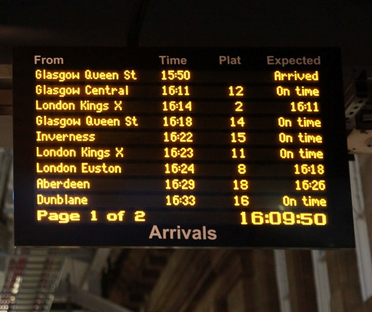 national rail departure boards